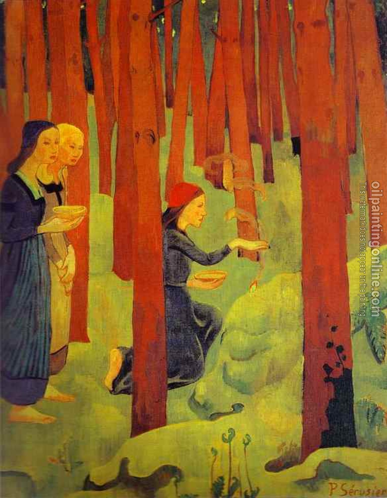 Serusier, Paul - The Incantation (The Holy Wood)